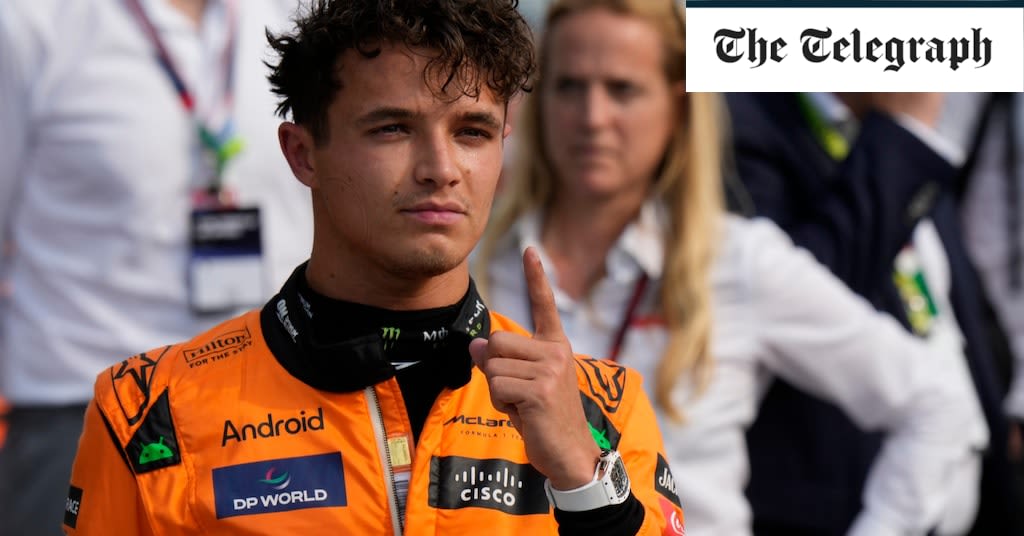 Lando Norris claims pole at Italian Grand Prix with Max Verstappen way back in seventh