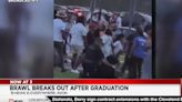 Fight breaks out at Crushers Stadium during high school commencement ceremony