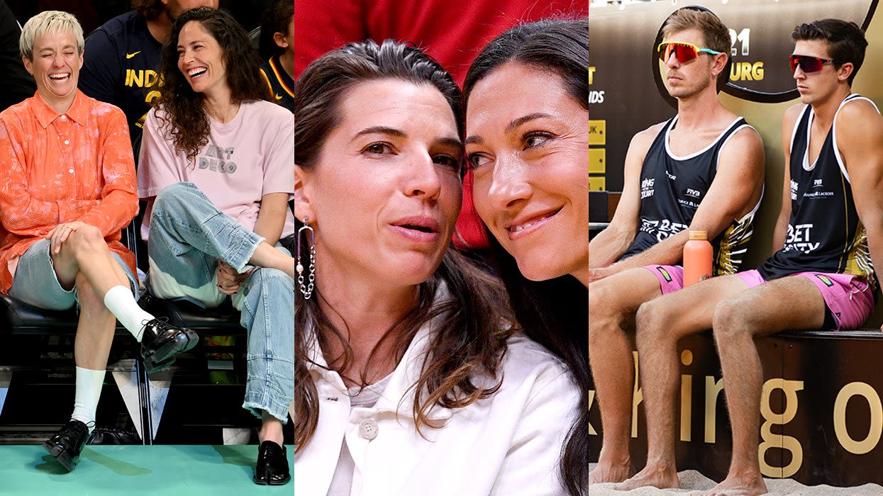 22 athletic queer power couples we're always rooting for