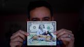 Paintings on pesos illustrate Argentina's currency and inflation woes