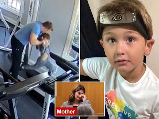 Disturbing video shows accused killer NJ dad forcing 6-year-old son to run on treadmill because he was ‘too fat’