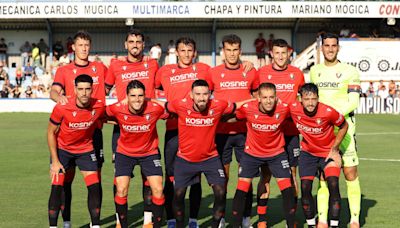 Osasuna y Mirandés empatan en el amistoso de Tafalla