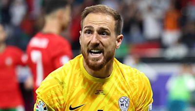 Oblak becomes second keeper to save penalties from Ronaldo AND Messi