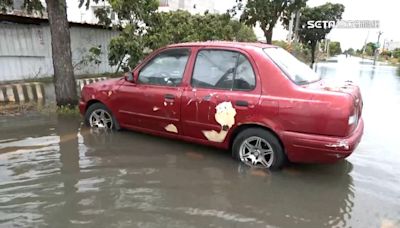 凱米颱風淹水補助！黃偉哲宣布台南「加碼1.5萬」 泡水汽機車也有
