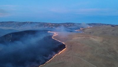 Wind-driven Corral Fire burns 12,500 acres; fire crews grow containment to 15%