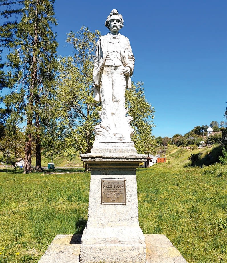 Twain statue restoration highlights Utica Park renovation project - Calaveras Enterprise