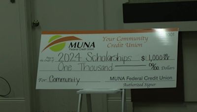 MONEY FOR COLLEGE: Muna Federal Credit Union awards scholarships to graduating seniors