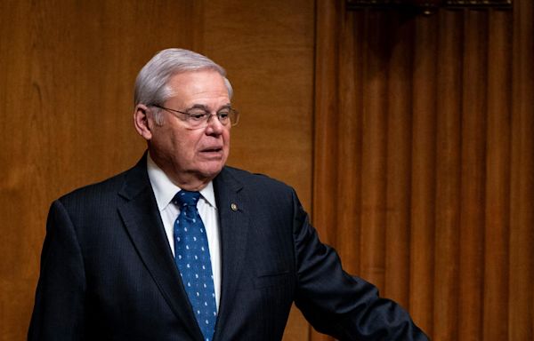 New Jersey Sen. Bob Menendez on testifying at his bribery trial: "That's to be determined"
