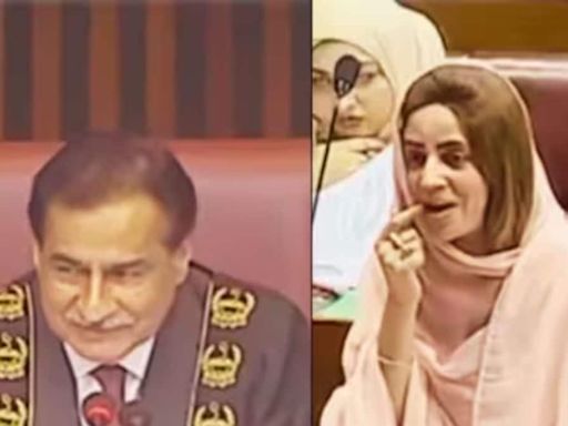 Video Of Politician Zartaj Gul Asking Pakistan Assembly Speaker To Stop Avoiding Eye Contact Viral - News18