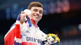 Tom Daley shows off cardboard beds in Paris Olympic village