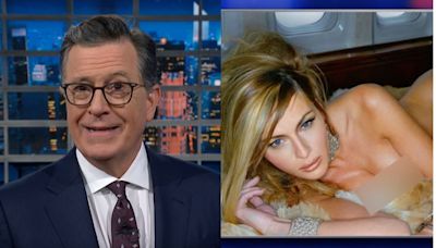 Stephen Colbert Brutally Mocks Melania Trump’s Naked ‘Courage’