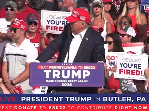 Gunshots Fired At Trump Rally In Pennsylvania, Former US President Escorted Off Stage | Video