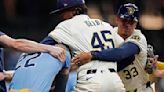 Brewers' Uribe suspended 6 games for brawl, Peralta 5 and Murphy 2 while Rays' Siri penalized 2