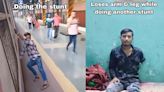 Central Railway identifies the person performing Dangerous Stunts, who lost an Arm and a Leg in an another Stunt Attempt