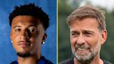 Sancho sends one-word message to Klopp after ex-Liverpool boss' defence of him