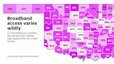 New map aimed at closing gaps in broadband availability in Oklahoma, department reports