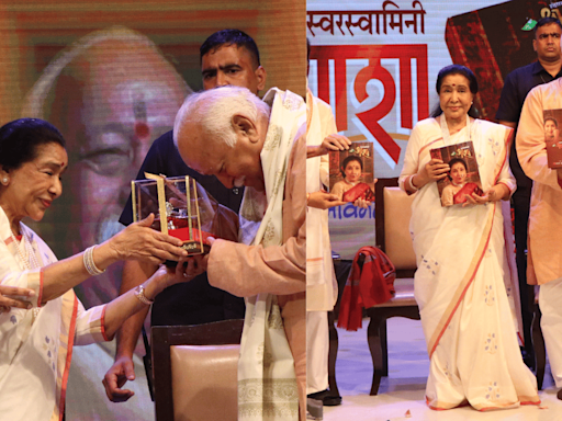 Mumbai: RSS Chief Mohan Bhagwat Released Book Honouring Asha Bhosle’s 90 Years