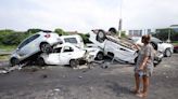 Dozens of vehicles wrecked in pile-up on South African motorway