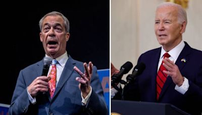 Nigel Farage issues seven-word warning to UK after shock Joe Biden move