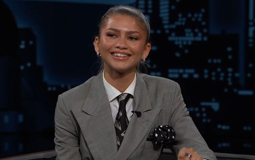 Zendaya Stuns in Gray Ralph Lauren Jacket Dress — and Reveals Family’s Shock at Sexy Scenes in “Challengers”