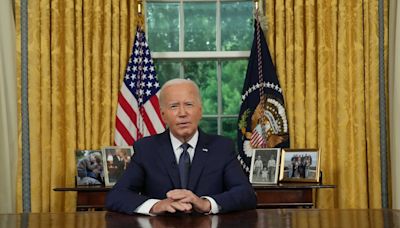 Biden calls for unity in rare Oval Office address