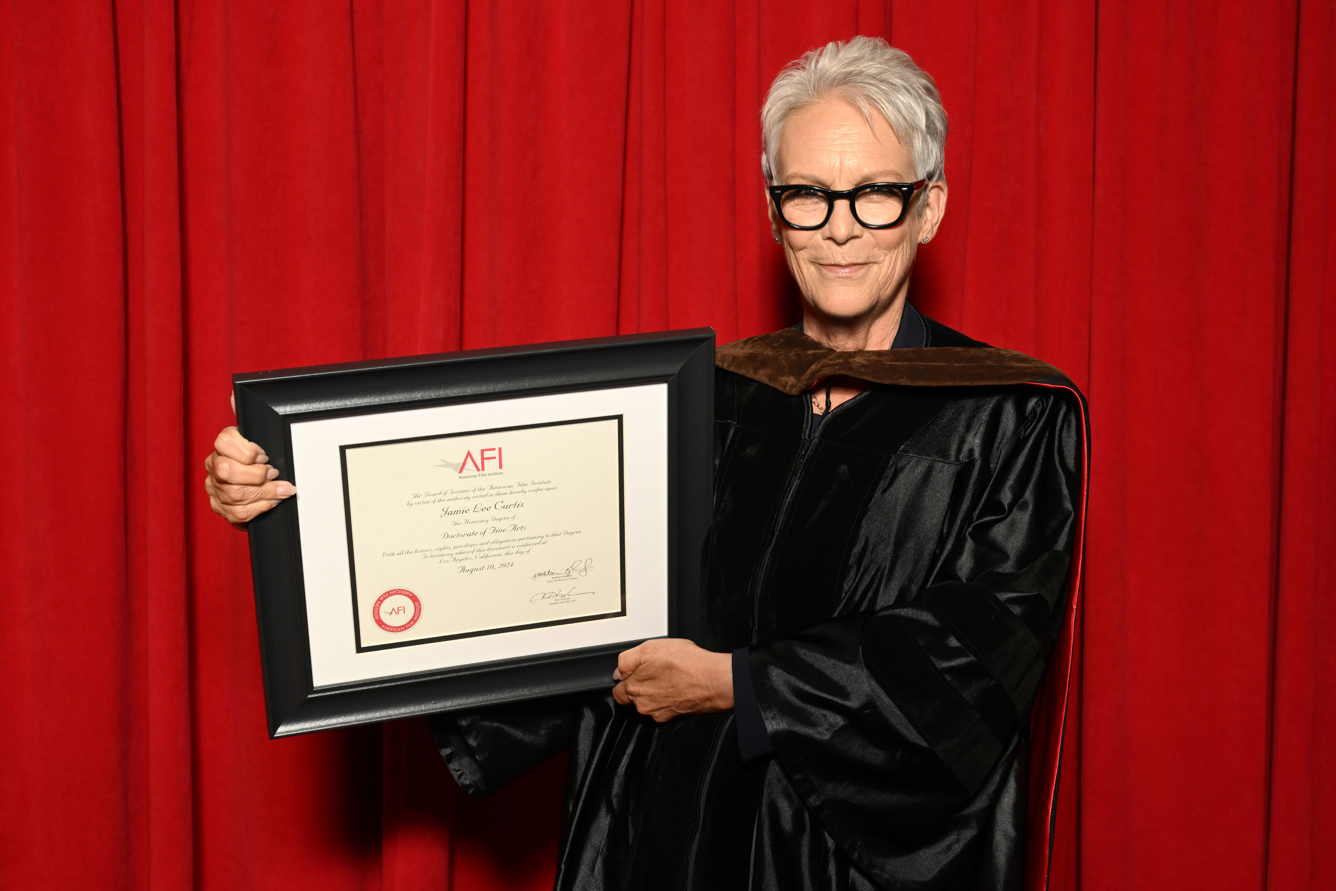 Jamie Lee Curtis Receives Honorary AFI Doctorate: “I Am Representation of the Underachiever Who Has Achieved”