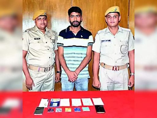 Jodhpur man arrested for role in online extortion | Bhubaneswar News - Times of India