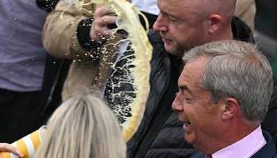 Nigel Farage live: Protestors and supporters clash in Clacton as Reform leader pledges to be ‘bloody nuisance’