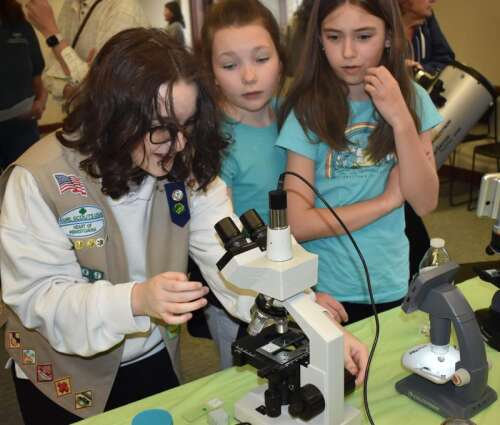 Girl Scout offers science equipment loan project | Times News Online