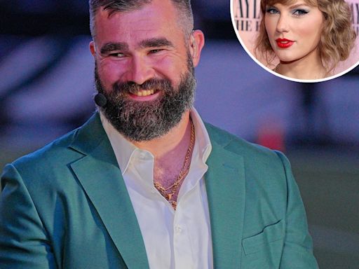 Jason Kelce Has Most Supportive Reaction to Taylor Swift Arriving at Travis Kelce's NFL Game - E! Online