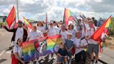 Bourne Free parades through Bournemouth in sea of colour