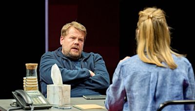 The Constituent, Old Vic, review: James Corden impresses as a sobbing emblem of Broken Britain