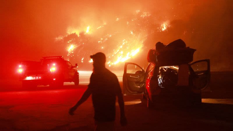 Bridge, Line, Airport and Davis fires grow in California and Nevada, displacing thousands