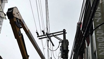 新北三峽、八里、泰山等155戶仍停電 台電：持續搶修中