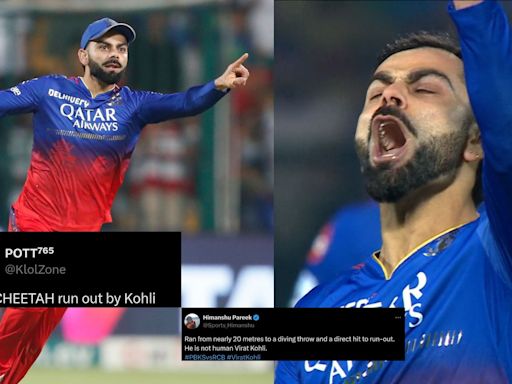 Virat Kohli Sets The Internet On Fire With His 'Magic' Run-Out At 35 Years Of Age; Fans Call Him 'Flash'