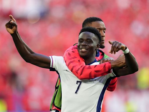 Bukayo Saka lays down gauntlet to England team-mates at Euro 2024: 'Two more games until we change our lives'