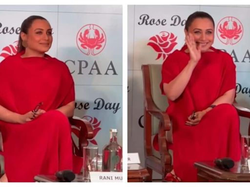 Rani Mukherji's red tunic and white pants look proves that comfort is the ultimate styling secret