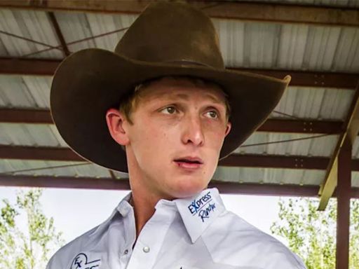 Rodeo star Spencer Wright's 3-year-old son hospitalized after falling into Utah River on toy tractor