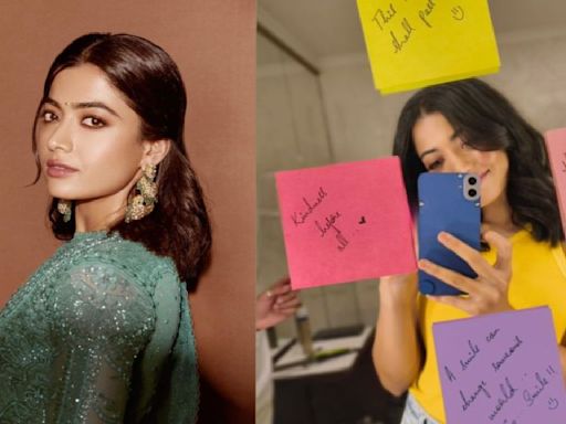 PHOTO: Rashmika Mandanna’s on-point mirror selfie and positive affirmation notes are everything to cure the blues