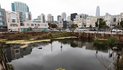 San Francisco is suing the owners of a mysterious trash lake in SoMa