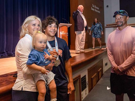 Tiger Woods and Ex-Wife Elin Nordegren Celebrate as 15-Year-Old Son Charlie Receives Golf Championship Ring