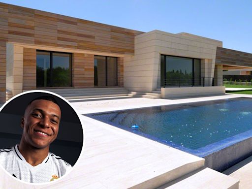Inside Mbappe's £9m Madrid pad where Bale used to live with pool and golf area