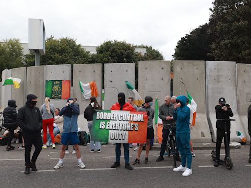 Gardai disperse protesters from site earmarked to house asylum seekers