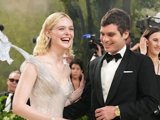 Elle Fanning and Gus Wenner Looked So in Love on the Met Steps