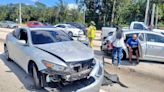 Three-car collision with possible injuries on Okeechobee Boulevard leads to traffic delays