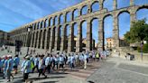 Cerca de 200 personas participan en el X Paseo Solidario Sendas Verdes por la ciudad de Segovia