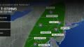 Locally severe storms to rattle part of Northeast into Tuesday night