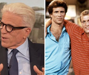 Ted Danson tells Drew Barrymore that Woody Harrelson was once a no-show to 'Cheers' set because he was watching the Berlin Wall come down