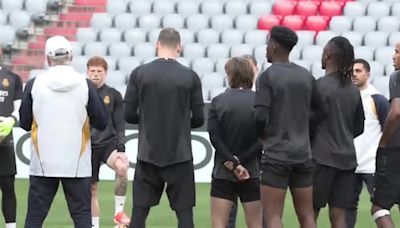 El Real Madrid entrena en Múnich antes de su encuentro ante el FC Bayern