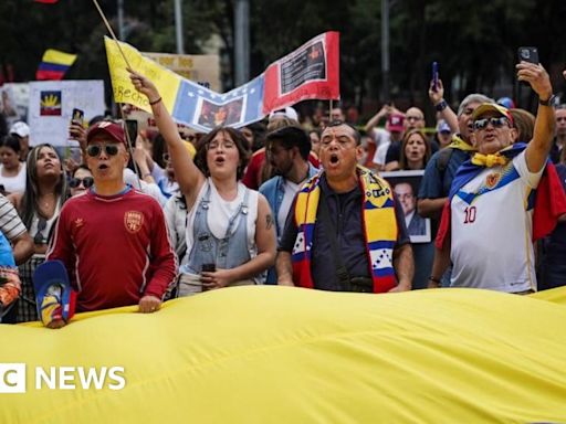 Venezuela election: Opposition calls for protests over presidential poll